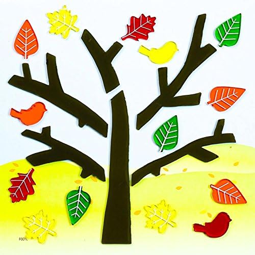 Design Ideas GelGems Window Clings, Autumn Sherwood, Large Bag