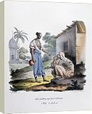 Box Canvas Print of Servant, 1828. from Heritage-Images