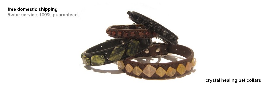 Crystal Healing Beaded Pet Collars