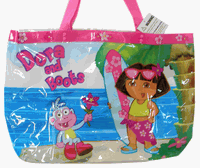 Summer Beach Bag - Dora & Boots Beach Bag : Carry-All Bag