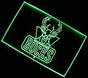 NBA Milwaukee Bucks Team Logo Neon Light Sign