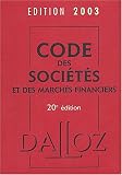 Revue Dalloz  / Code des sociétés et des marchés financiers 2003
