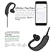 Bluetooth Headphones, Matone® V4.1 Wireless Bluetooth Headset Dual-Ear [Retractable Earbuds ] [Sport TPU Earhook] [Super Standby Headphones], Noise Cancelling Earbuds Earphones with Microphone（Black）