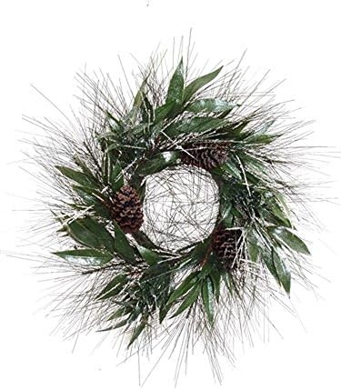 Holliday Foliage, Christmas Decor, Qty 1pc, 30"pne/wilow/ruscus Wreth - MIX