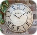 Outdoor beige London Clock
