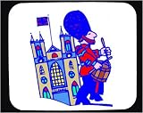 Decorated Mouse Pad with england image