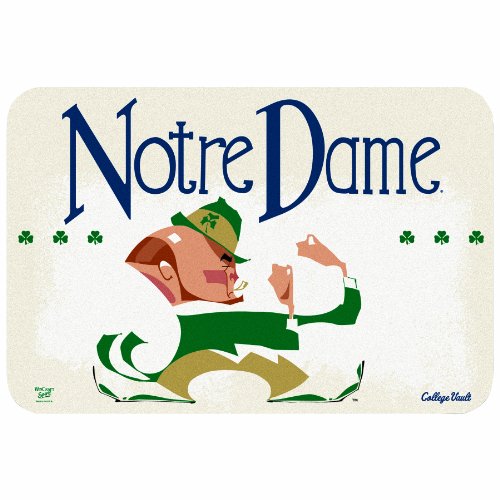 Ncaa Notre Dame Fighting Irish Small Floor Mat Leprechaun