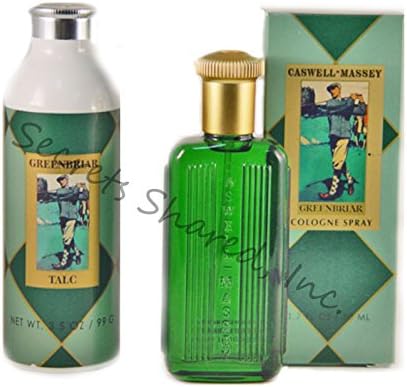Caswell Massey Greenbriar Talc and Cologne Spray Set