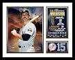 Thurman Munson New York Yankees MLB Framed Photograph Career Milestone Collage