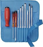 PB SWISS TOOLS 8218TU 差替式ドライバーセット 9本組 ターコイズ