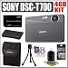 Sony Cybershot DSC-T700 10MP Digital Camera (Grey) + 4GB Kit