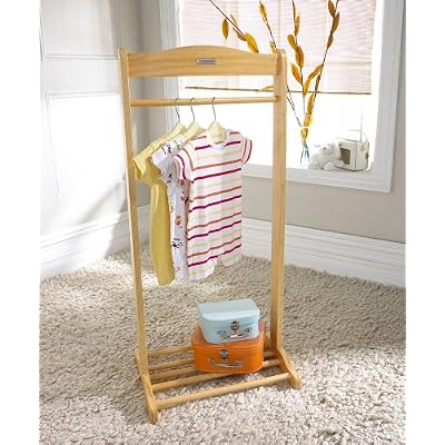 Child's Solo Natural Clothes Hanging Rail