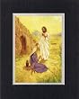 Beautiful and Inspiring Blank 8 x 10 Inches Frame able Easter Note Card on Double Beveled Matting