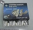 6 PEDO Dental Impression Tray set peforated Instruments