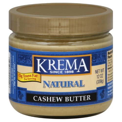 Krema Cashew Butter, 12-Ounce (Pack of 3)