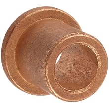 Bunting Bearings FFB610-4 3/8" Bore x 5/8" OD x 1/2" Length 7/8" Flange OD x 1/8" Flange Thickness Powdered Metal SAE 841 Flanged Bearings