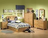 Kitchen: Medium picture for River Valley Collection with Bookcase Headboard in Golden Oak Finish By SouthShore Furniture