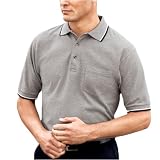 Port Authority Signature - Cool Mesh Sport Shirt with Pocket and Tipping Stripe Trim (K431P)