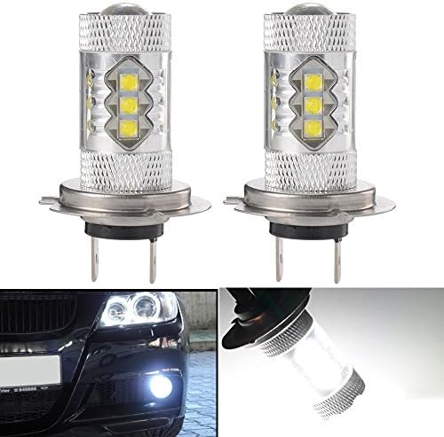 MlllM H7-80W H7 2x 80W CREE White High Power LED 12V DRL Driving Car Auto Fog Light LED Lamp