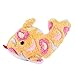 Zanies Sea Charmer Dog Toys, Orange Fish, 7