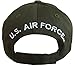 US Armed Forces Embroidered Military Baseball Cap Hat (AF Olive with Black Wing)