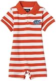 Garb NCAA Florida Gators Hunter Infant Striped Polo Romper (24 month, Orange)