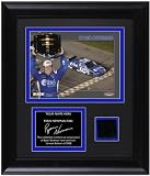 Ryan Newman Framed 6x8 Photograph with Race Tire and Personalized Nameplate