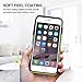 iPhone 6S Plus Case, TOTU Scratch Resistant Thin Dual Layer Protective Hybrid Case Shock Absorbing Technology Case for Apple iPhone 6 Plus (2014) and iPhone 6S Plus (2015) - Lime Green/Blue