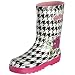 KIDORABLE Toddler/Little Kid English Roses Houndstooth Rain Boot