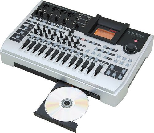Fostex MR-16HD/CD Digital Recorder with CD Burner, Silver