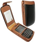 Piel Frama Blackberry Tour 9630 Premium Leather Case (Black/Tan)