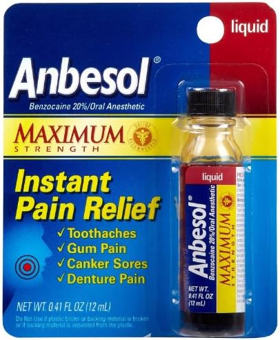 Anbesol Maximum Strength Oral Pain Relief Liquid