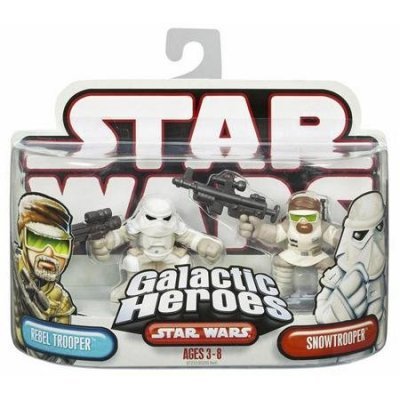 Star Wars Galactic Heroes Figure 2 Pack: Snowtrooper & Rebel Trooper