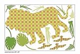 Review Brewster Wallcovering Co WPZ93888 / Brewster Ozzie the Lion from ZooWallogy by Wall Pops