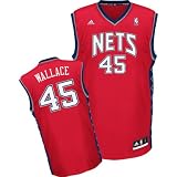 adidas New Jersey Nets Gerald Wallace Revolution 30 Replica Road Jersey