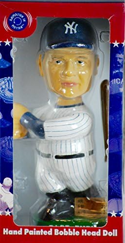 2001 - Alexander Global Promotions / MLB - Bobble Dobbles - Babe Ruth #3 - New York Yankees - Hand Painted Bobble Head - 7.5 Inches - MIB / OOP - New - Very Rare - Collectible