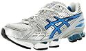 ASICS Gel Kinsei 2 Womens Running Training Shoes Sneakers Silver/Blue