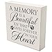 A Memory Is A Beautiful Joy loss of dog cat or pet memorial gift keepsake shadow box 6x6 by LifeSong Milestones (A memory is a beautiful joy)