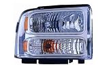 ***PASSENGER / RIGHT SIDE ONLY*** 04 (DEC) - 07 FORD F250, F350, F450, F550 ( SUPER DUTY / HEAVY DUTY, W/O HARLEY DAVIDSON EDITION) , 05-07 FORD EXCURSION HEADLIGHT 06