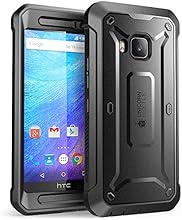 HTC One M9 Case, SUPCASE Full-body Rugged Holster Case with Built-in Screen Protector for HTC One M9 (2015 Release), Unicorn Beetle PRO Series - Retail Package (Black/Black)