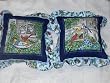 Backyard Birdwatchin 16" Zippered Throw Pillow Set with Robins and Sparrows