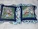 Backyard Birdwatchin 16" Zippered Throw Pillow Set with Robins and Sparrows