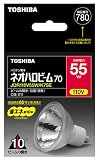 TOSHIBA ハロゲン電球 ネオハロビーム70φ 55W形狭角 JDR110V55W/K7SE