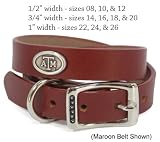 Leather Dog Collar - Collegiate Series (Close Out Sale)
