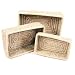 Set of 3 Kaisa Rectangular Desk Baskets