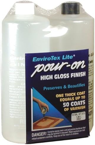 Environmental Tech Envirotex Pour-on High Gloss Finish 1/2 Gallon Kit by Environmental Tech