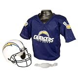 San Diego Chargers Youth NFL Helmet and Jersey Set