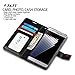 Samsung Galaxy Note 7 Case, J&D [Wallet Stand] [Slim Fit] Heavy Duty Protective Shock Resistant Flip Wallet Case for Samsung Galaxy Note 7 - Black