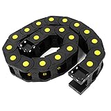 uxcell ケーブルドラッグチェーン ブリッジ 機械 ブラック 30mmx38mm 1個入