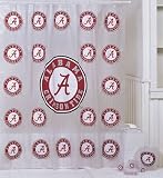 Review Belle View Inc  / NCAA Alabama Crimson Tide 7-Piece Frosty Bathroom Set